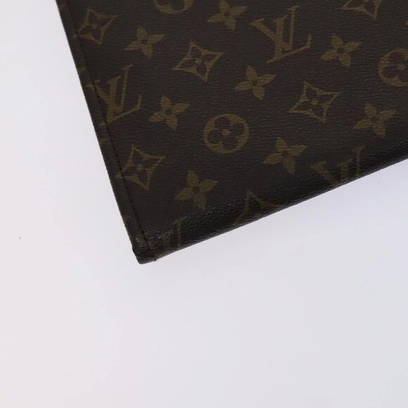 LOUIS VUITTON Monogram Posh Documents Clutch Bag M53456 LV Auth EC947 - Picture 11 of 16